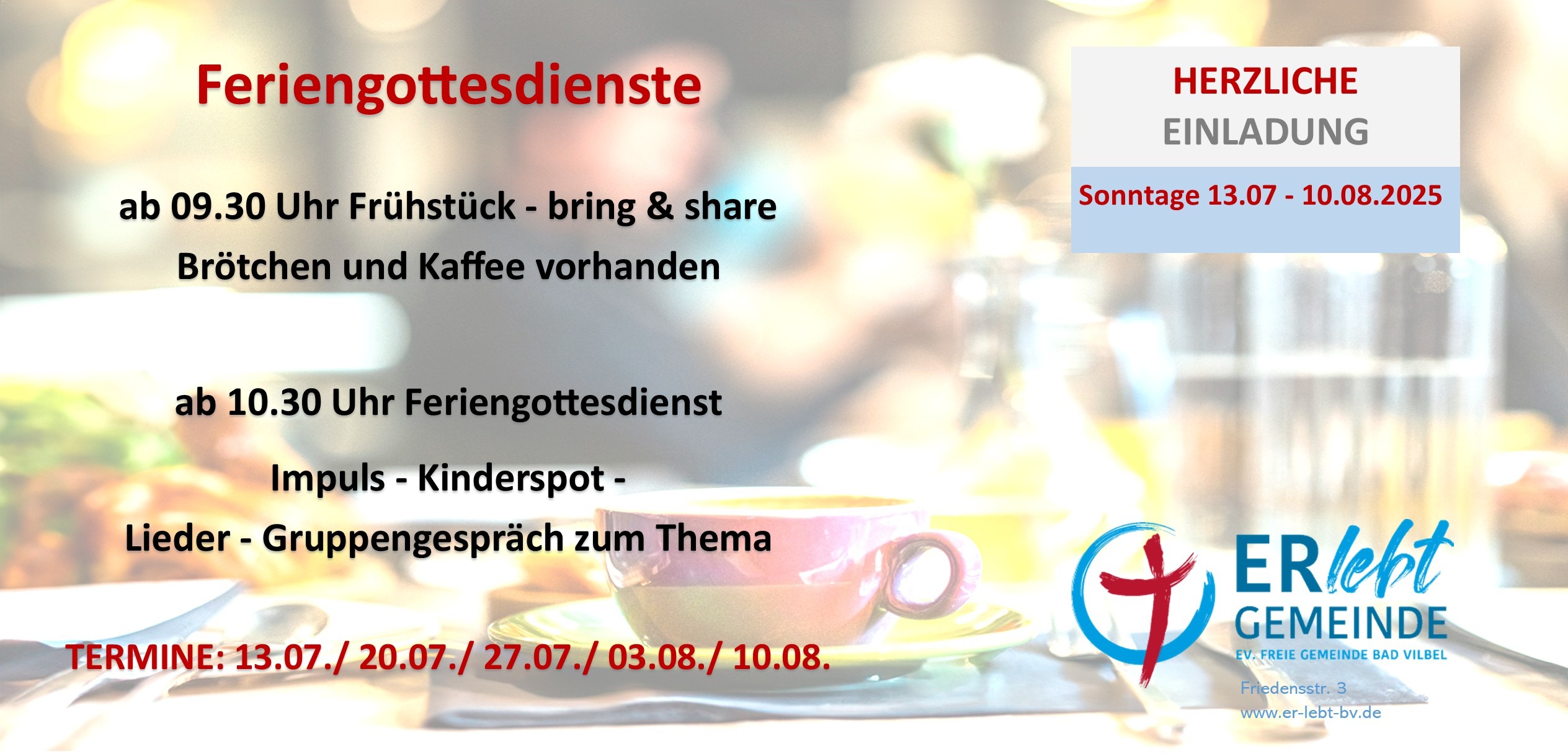 Feriengottesdienste 2025