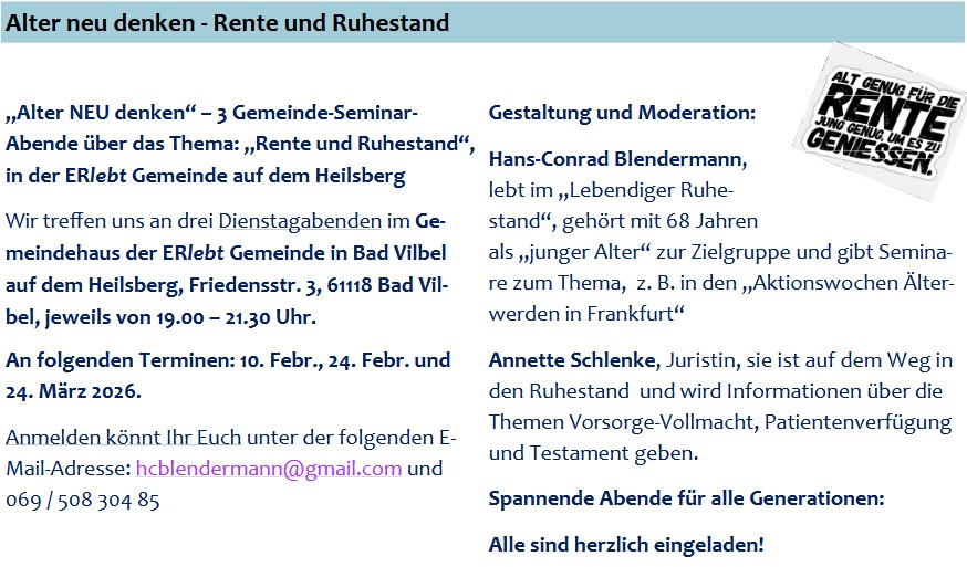 Alter neu denken Seminar 2026.02